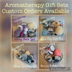 Aromatherapy Gift Sets: Custom orders available prices from $25 to $100 and up